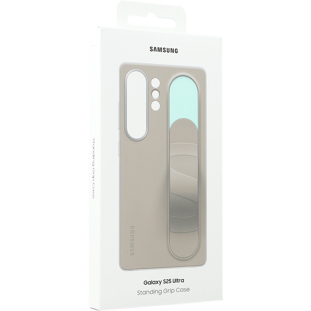 Etui Samsung Silicone Standing Grip Case do Samsung Galaxy S25 Ultra, szare